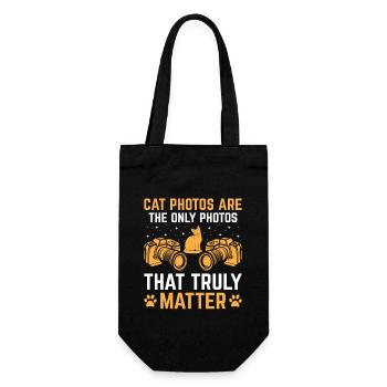 Chat Photographes Chat Amoureux Des Chats Photo - Sac à bouteille - noir - Devant