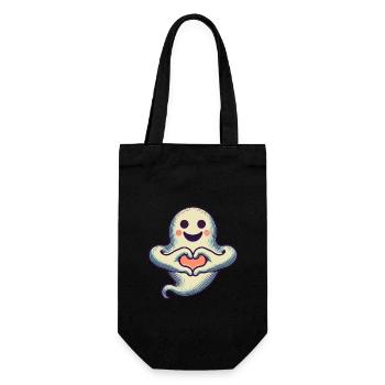 My Halloween Boo Cute Love Ghost - Gift Bag for Bottles - black - Front