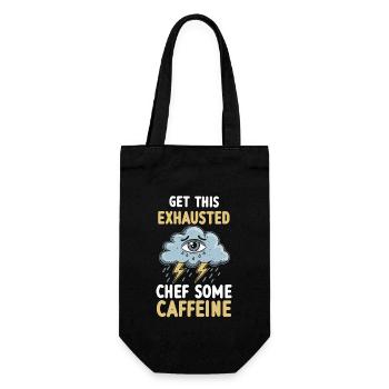 Exhaustion and burnout Koch motivation - Gift Bag for Bottles - black - Front
