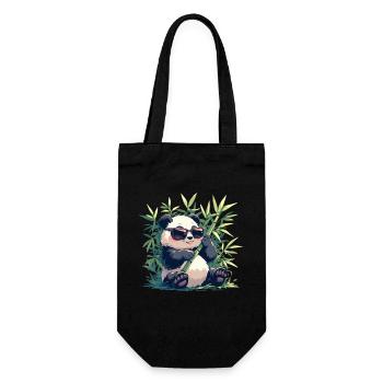 Pandas Panda - Sac à bouteille - noir - Devant