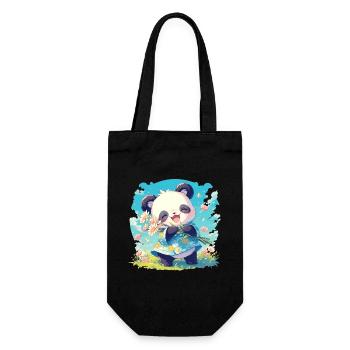 Pandas Panda - Sac à bouteille - noir - Devant