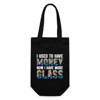 Stained Glass Artist Stained Glass Art - Gift Bag for Bottles - black - Front