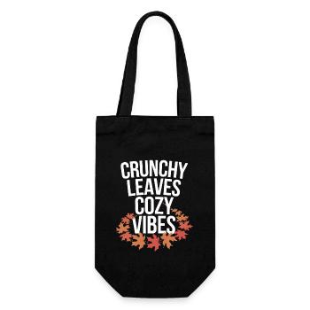 Autumnal blaze of colour for nature lovers and - Gift Bag for Bottles - black - Front