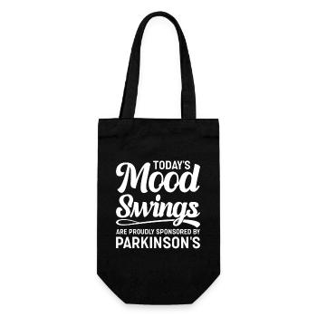 Drôle de sensibilisation à la maladie de Parkinson - Sac à bouteille - noir - Devant