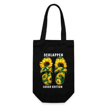 SLIPPERS LOSER EDITION - Gift Bag for Bottles - black - Front