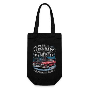 I'm this legendary car master - Gift Bag for Bottles - black - Front