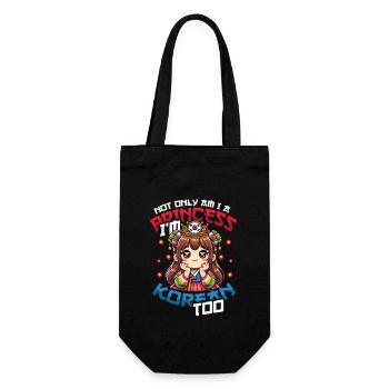 Girls Korean Origin South Korea - Gift Bag for Bottles - black - Front
