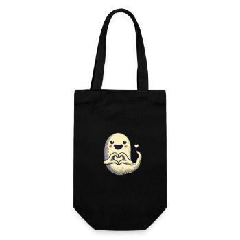 My Halloween Boo Cute Love Ghost - Gift Bag for Bottles - black - Front