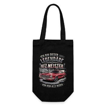 I'm this legendary car master - Gift Bag for Bottles - black - Front