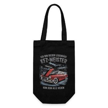 I'm this legendary car master - Gift Bag for Bottles - black - Front