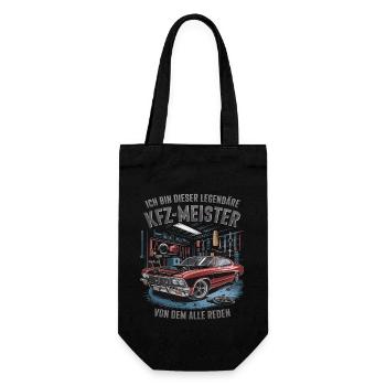 I'm this legendary car master - Gift Bag for Bottles - black - Front