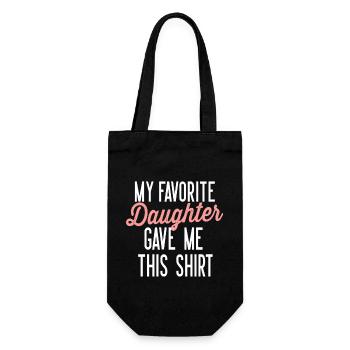 Ma fille préférée m’a offert cette chemise drôle - Sac à bouteille - noir - Devant