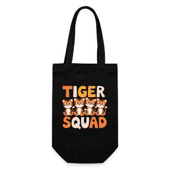 Tiger Group Design Tiger Squad - Gift Bag for Bottles - black - Front