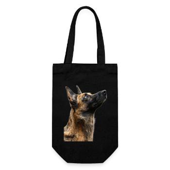 Belgian Malinois - Gift Bag for Bottles - black - Front
