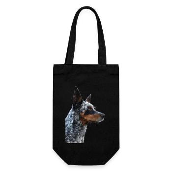 Australian Cattle Dog - Gift Bag for Bottles - black - Front