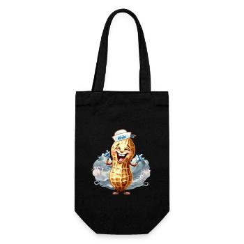 Peanut Sailor Peanuts Sailor Maritime Moin - Gift Bag for Bottles - black - Front