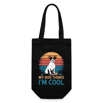 Jack Russell Terrier Owner - Gift Bag for Bottles - black - Front