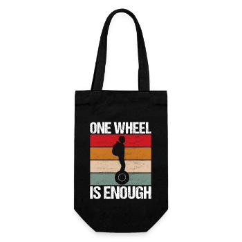 EUC Monowheel - Geschenkbeutel für Flaschen - Schwarz - Vorne