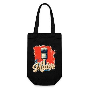 Tolle Maler Handwerker Design - Geschenkbeutel für Flaschen - Schwarz - Vorne