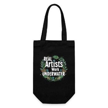 Aquascaping Enthusiast Underwater Gardening - Geschenkbeutel für Flaschen - Schwarz - Vorne
