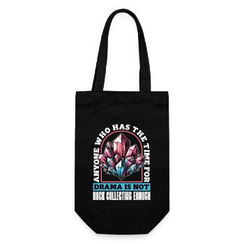 Geologist Anyone Who Has The Time Rockhounding - Gift Bag for Bottles - black - Front