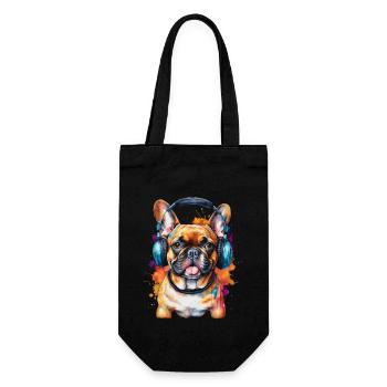 Bouledogue Français Casque Frenchie Dog - Sac à bouteille - noir - Devant