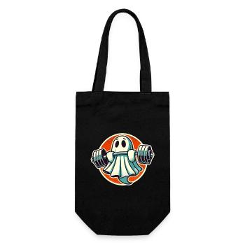 Musculation Ghost Drôle Gym Ghost - Sac à bouteille - noir - Devant