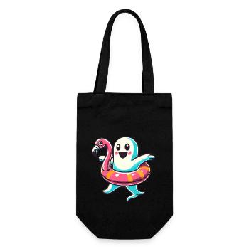 Été Halloween Drôle Mode de vie Rétro Vintage - Sac à bouteille - noir - Devant