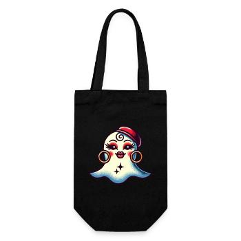 Funny Glamour Ghoul Flashy Halloween - Gift Bag for Bottles - black - Front