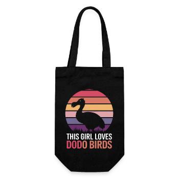 Dodo Dire Dodo Oiseau Fille Drôle Dodo Cadeau - Sac à bouteille - noir - Devant