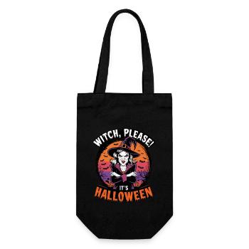Witch Please It's Halloween für einen Halloween - Geschenkbeutel für Flaschen - Schwarz - Vorne