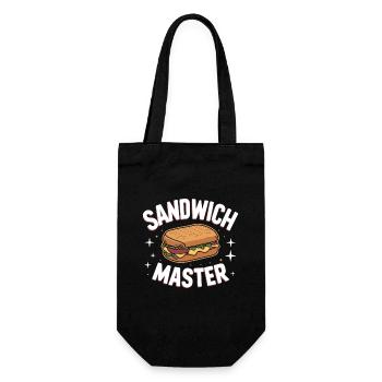 Sandwich Master - Geschenkbeutel für Flaschen - Schwarz - Vorne