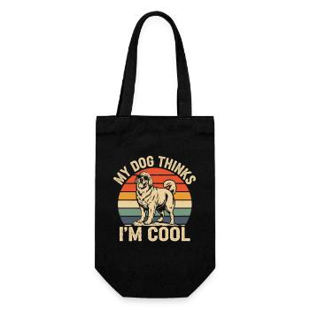 Maremma abruzzo shepherd Maremmano - Gift Bag for Bottles - black - Front