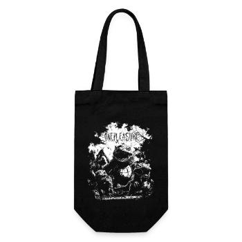 Gruselige Horror Monster Echsen Friedhof Halloween - Geschenkbeutel für Flaschen - Schwarz - Vorne