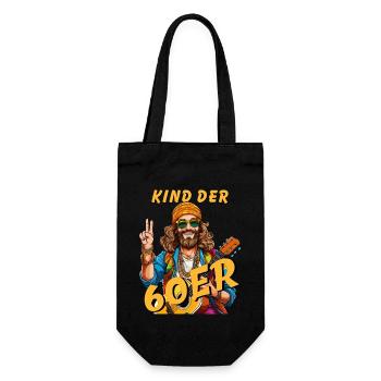 MAN CHILD OF THE 60S - Gift Bag for Bottles - black - Front