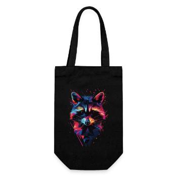 Raton laveur - Sac à bouteille - noir - Devant