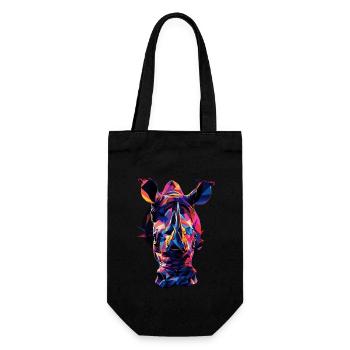 Rhinoceros - Gift Bag for Bottles - black - Front