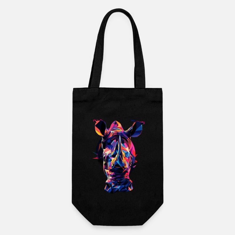 Rhinocéros - Sac à bouteille - noir