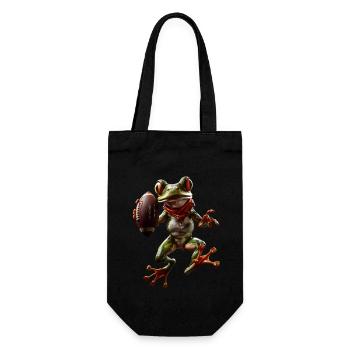 Frog - Gift Bag for Bottles - black - Front