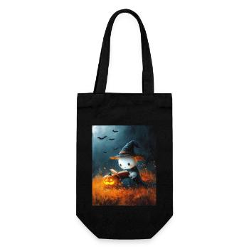 Cadeau d’Halloween Femmes Hommes Enfants Décoration - Sac à bouteille - noir - Devant
