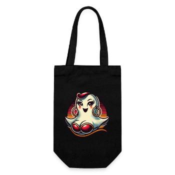 Funny Glamour Ghoul Flashy Halloween - Gift Bag for Bottles - black - Front