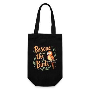 Passionné par le sauvetage des oiseaux et la faune sauvage - Sac à bouteille - noir - Devant