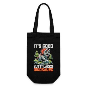Paleontology It's Good But It Lacks Fossil Hunter - Geschenkbeutel für Flaschen - Schwarz - Vorne