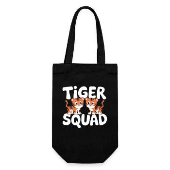 Tiger Group Design Tiger Squad - Gift Bag for Bottles - black - Front