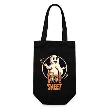 Freak sous la feuille Funny Ghost Design - Sac à bouteille - noir - Devant
