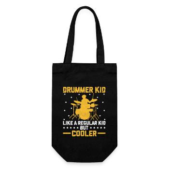 Drummer Kid comme un enfant normal mais plus cool Drum Dru - Sac à bouteille - noir - Devant