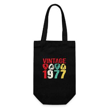1977 Anniversaire Rock n Roll Vintage - Sac à bouteille - noir - Devant
