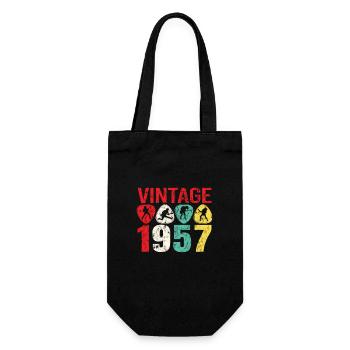 1957 Anniversaire Rock n Roll Vintage - Sac à bouteille - noir - Devant