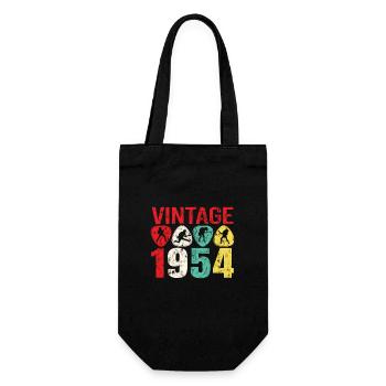 1954 Anniversaire Rock n Roll Vintage - Sac à bouteille - noir - Devant