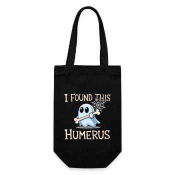 Halloween Geist Krankenschwester Knochen Hospital - Geschenkbeutel für Flaschen - Schwarz - Vorne